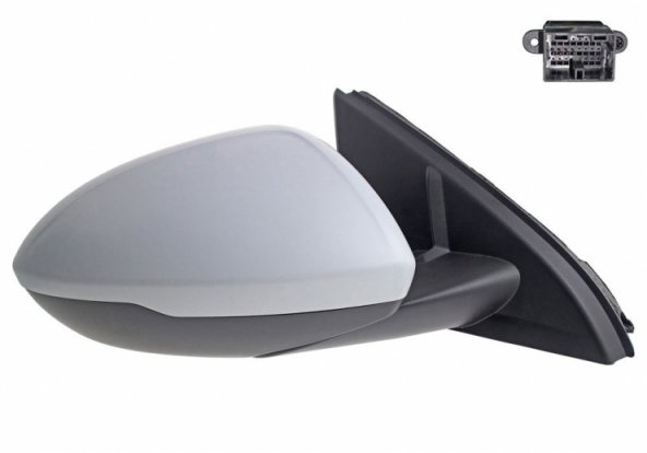 Acceder a la pieza Retrovisor eléctrico derecho, convexo, térmico, imprimado, abatible, cortesía, memoria (13 pines)