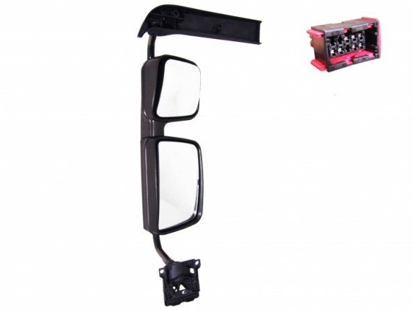 Acceder a la pieza Retrovisor eléctrico izquierdo, térmico, convexo, negro (corto) (clase II - IV)