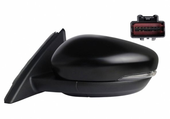 Acceder a la pieza Retrovisor eléctrico izquierdo, convexo, térmico, imprimado, abatible, con intermitente, cortesía (9 pines) Acceder a la pieza Retrovisor eléctrico izquierdo, convexo, térmico, imprimado, abatible, con intermitente, cortesía (9 pines)