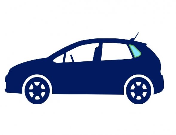 Acceder a la pieza Ventanilla trasera custodia fija izquierda (3 puertas)