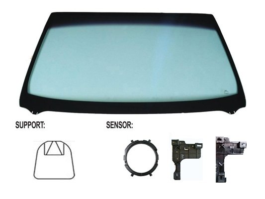 Acceder a la pieza Parabrisas verde, control solar, sensor