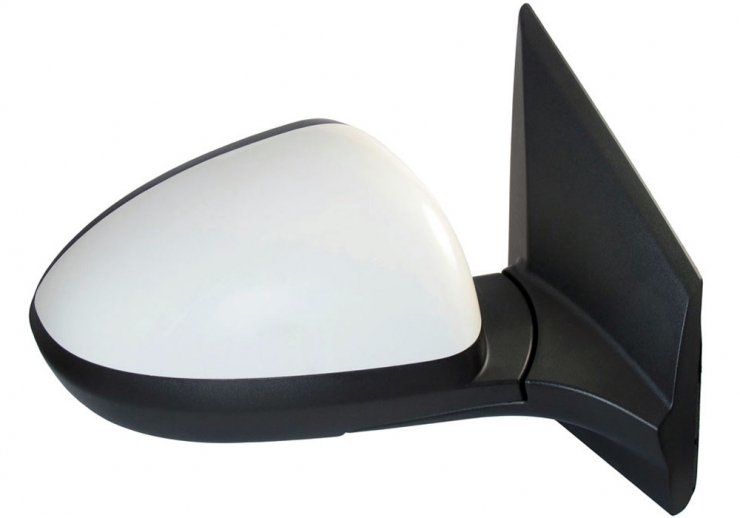 Retrovisor eléctrico derecho, convexo, térmico, imprimado, base negra (5 pines)  pour CHEVROLET AVEO  pour CHEVROLET AVEO