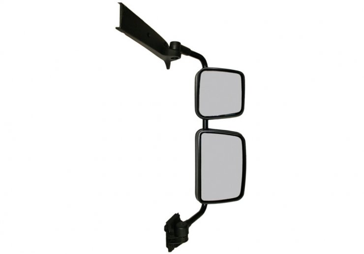 Retrovisor eléctrico derecho, térmico, gris, convexo (largo) (clase II - IV) MAN-TGE pour RENAULT PREMIUM  pour RENAULT PREMIUM