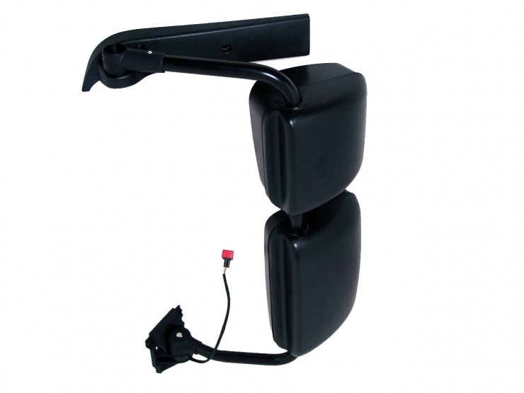 Retrovisor eléctrico izquierdo, térmico, negro, convexo (largo) (clase II - IV) MAN-TGE pour VOLVO FE  pour VOLVO FE
