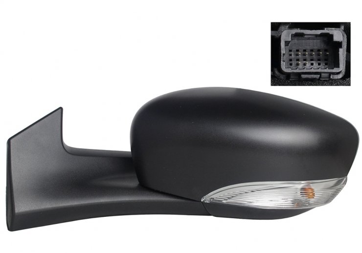Retrovisor eléctrico izquierdo, asférico, térmico, con intermitente (7 pines) RENAULT-ZOE pour RENAULT ZOE  pour RENAULT ZOE