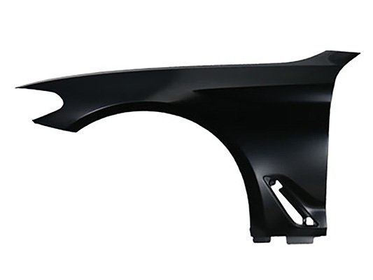 Acceder a la pieza Aleta delantera izquierda, aluminio