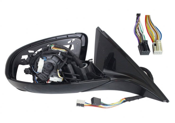 Acceder a la pieza Cuerpo retrovisor eléctrico derecho, térmico, imprimado, abatible, cortesía, memoria (14 pines)