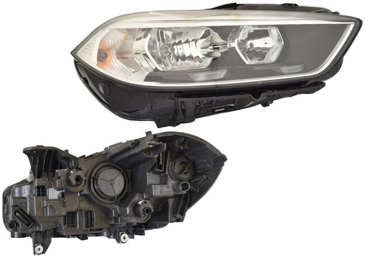 Faro eléctrico derecho, LED, H7+H7 (motor)  pour BMW SERIE 1  pour BMW SERIE 1
