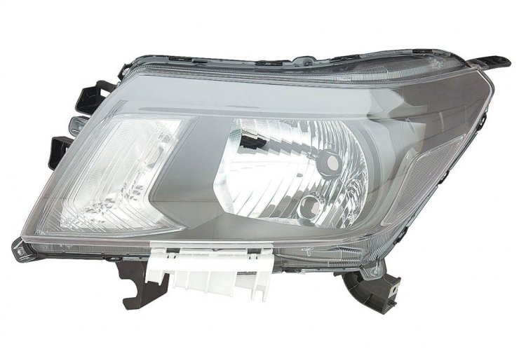 Faro izquierdo manual y eléctrico H4 (Negro) NISSAN-NAVARA pour NISSAN NAVARA  pour NISSAN NAVARA