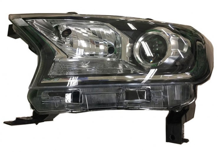 Faro manual y eléctrico izquierdo, luz de día, negro, H11+H15 FORD-RANGER pour FORD RANGER  pour FORD RANGER