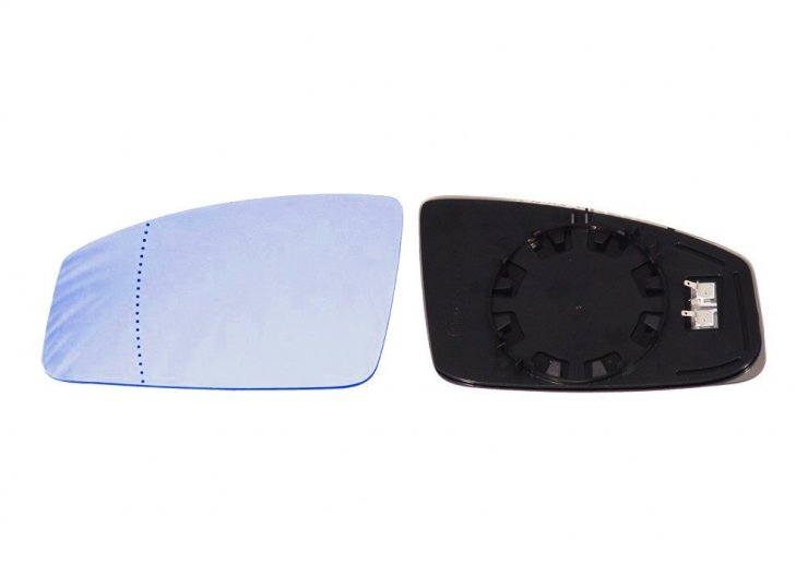 Acceder a la pieza Cristal + soporte retrovisor izquierdo, asférico, cristal azul, térmico