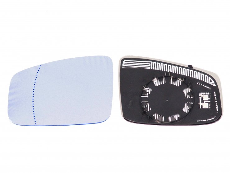Acceder a la pieza Cristal + soporte retrovisor izquierdo, asférico, cristal azul, térmico (desde 2010)