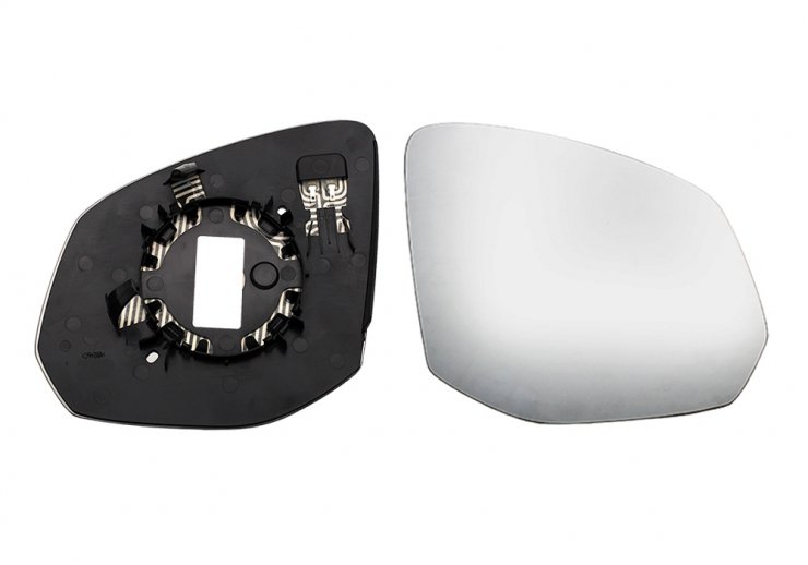 Acceder a la pieza Cristal + soporte retrovisor derecho, convexo, térmico