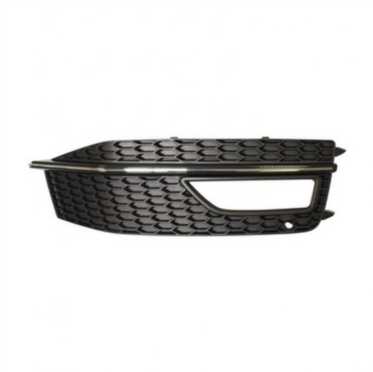 Acceder a la pieza Rejilla derecha parachoques, negra, agujeros antiniebla (Mod. S4)