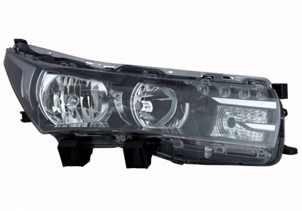 Acceder a la pieza Faro eléctrico derecho, negro, LED, H11+HB3