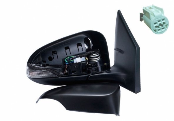 Acceder a la pieza Retrovisor eléctrico derecho, convexo, imprimado, con intermitente (5 pines)