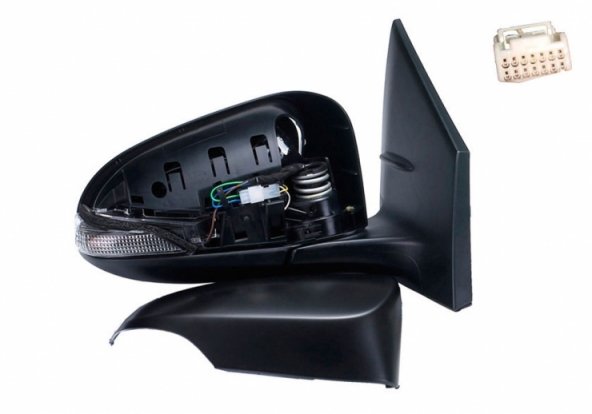 Acceder a la pieza Retrovisor eléctrico derecho, convexo, térmico, imprimado, con intermitente (7 pines)