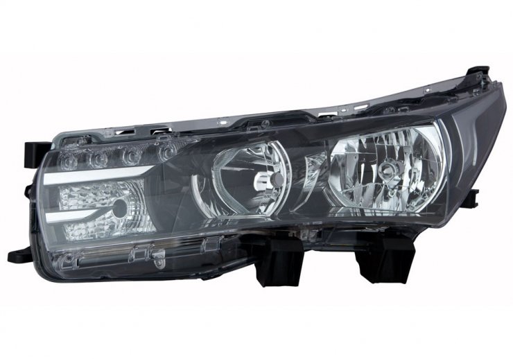 Acceder a la pieza Faro eléctrico izquierdo, negro, LED, H11+HB3