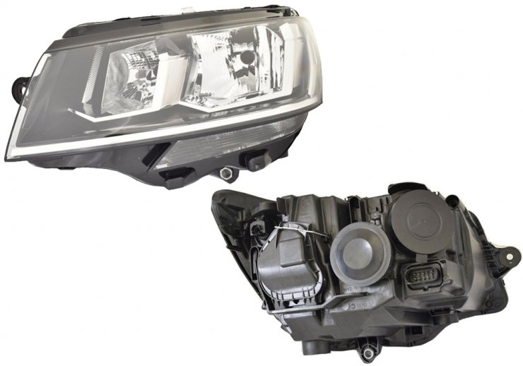 Acceder a la pieza Faro eléctrico izquierdo, H7+H15 (motor)