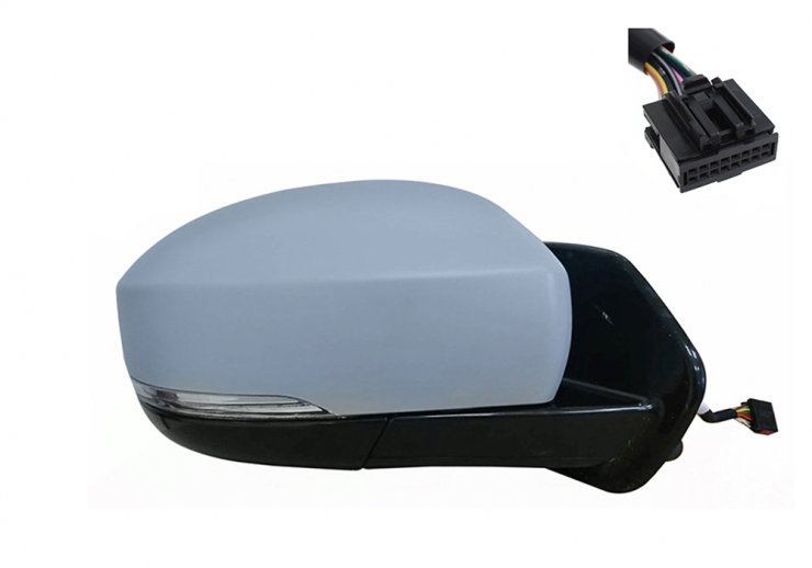 Acceder a la pieza Retrovisor eléctrico derecho, convexo, térmico, imprimado, con intermitente (6 pines)