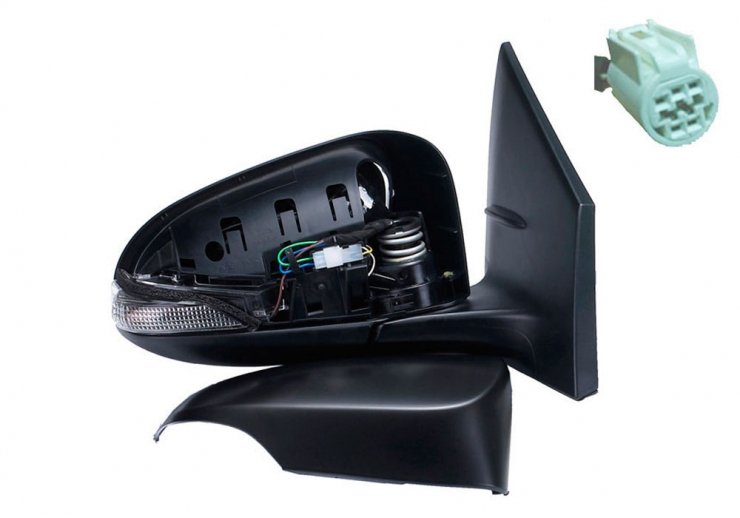 Acceder a la pieza Retrovisor eléctrico derecho, convexo, imprimado, con intermitente (5 pines)