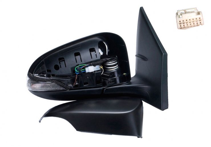 Acceder a la pieza Retrovisor eléctrico derecho, convexo, térmico, imprimado, con intermitente (7 pines)