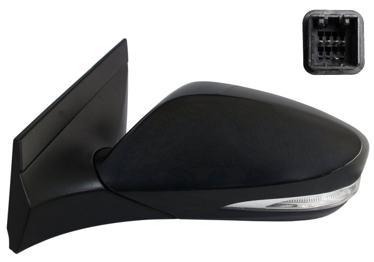 Acceder a la pieza Retrovisor eléctrico izquierdo, convexo, térmico, imprimado, con intermitente (6 pines)