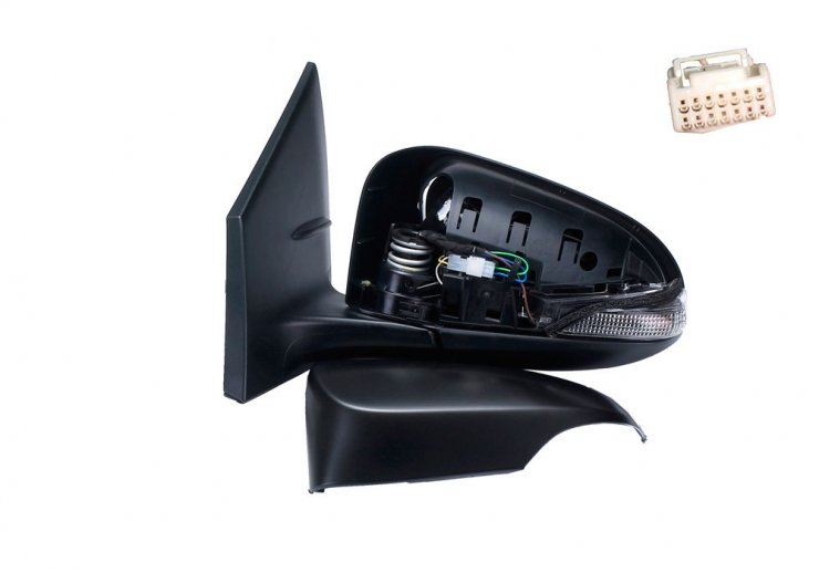 Acceder a la pieza Retrovisor eléctrico izquierdo, convexo, térmico, imprimado, con intermitente (7 pines)