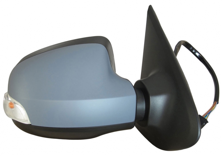 Retrovisor eléctrico derecho, convexo, térmico, imprimado, con intermitente, sonda (9 pines)  pour RENAULT THALIA-SYMBOL  pour RENAULT THALIA-SYMBOL