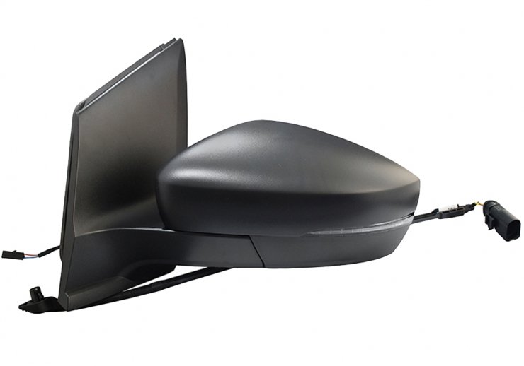Retrovisor eléctrico izquierdo, asférico, térmico, imprimado, con intermitente (8 pines) VOLKSWAGEN- pour VOLKSWAGEN UP   pour VOLKSWAGEN UP