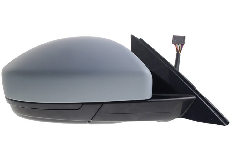 Retrovisor eléctrico derecho, convexo, térmico, imprimado, con intermitente, cortesía, LED (7 pines)  pour JAGUAR E-PACE  pour JAGUAR E-PACE