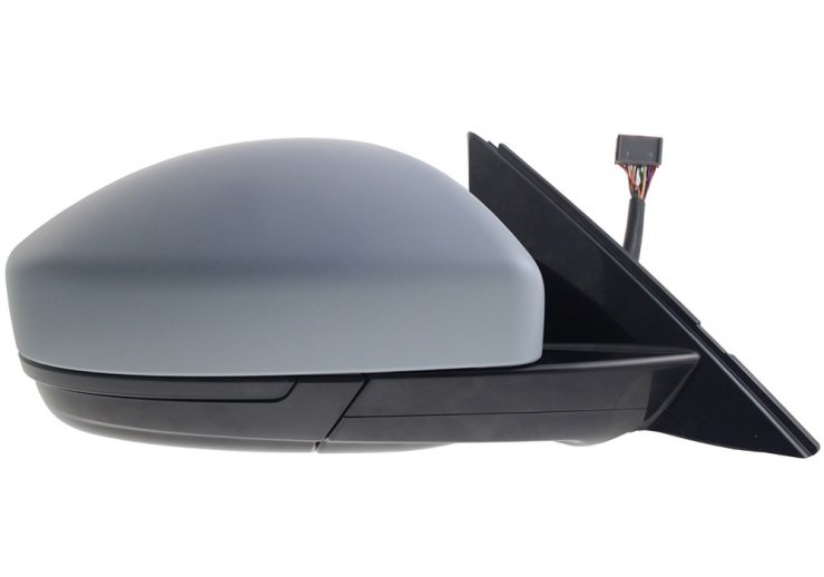 Retrovisor eléctrico derecho, convexo, térmico, imprimado, abatible, con intermitente, cortesía, memoria, LED (14 pines)  pour JAGUAR E-PACE  pour JAGUAR E-PACE