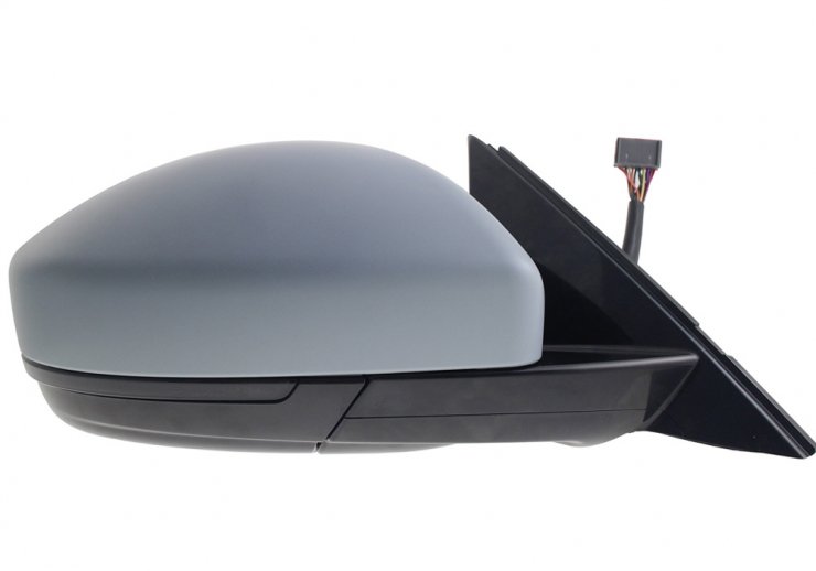 Retrovisor eléctrico derecho, convexo, térmico, imprimado, abatible, con intermitente, cortesía, memoria, LED, side (16 pines)  pour JAGUAR E-PACE  pour JAGUAR E-PACE