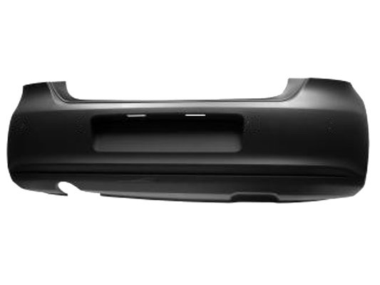 Parachoques trasero imprimado (Escape grande) pour VOLKSWAGEN POLO   pour VOLKSWAGEN POLO