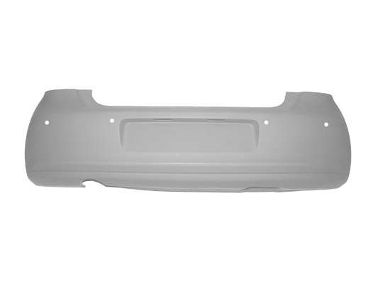 Parachoques trasero imprimado + sensores (Escape grande)) pour VOLKSWAGEN POLO   pour VOLKSWAGEN POLO