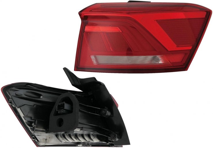 Acceder a la pieza Piloto trasero derecho, LED