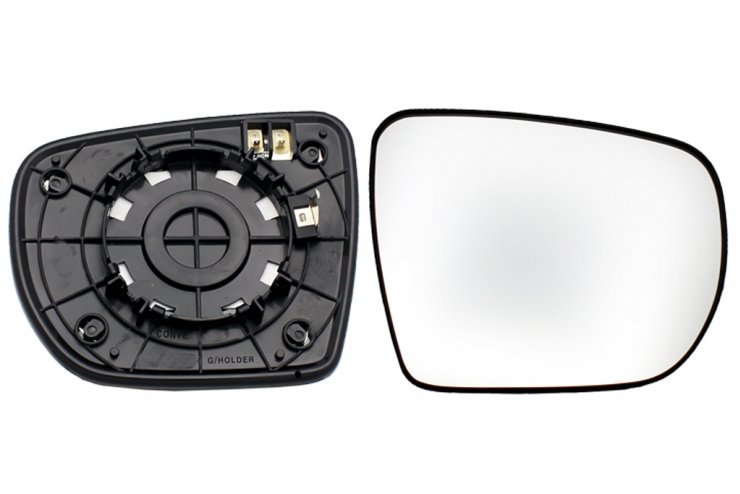 Acceder a la pieza Cristal + soporte retrovisor derecho, convexo, térmico