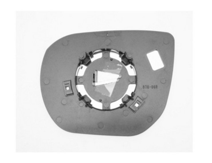 Acceder a la pieza Cristal + soporte retrovisor derecho, convexo, cromado