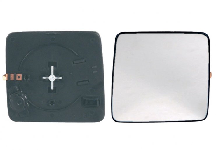 Acceder a la pieza Cristal + soporte retrovisor derecho, convexo, azul