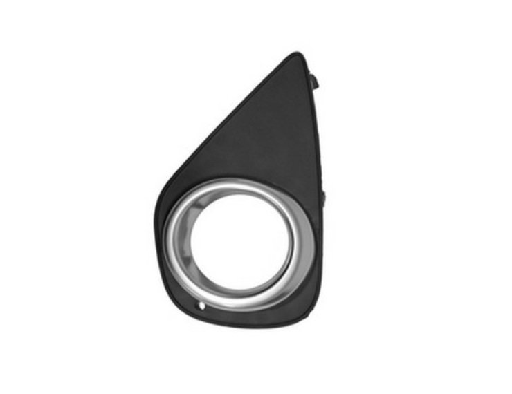 Acceder a la pieza Rejilla izquierda parachoques, negro, agujero antinieblas (Hybrid)