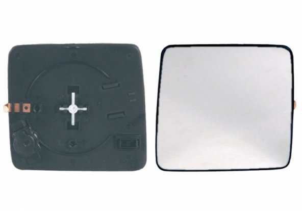 Acceder a la pieza Cristal + soporte retrovisor derecho, convexo, azul