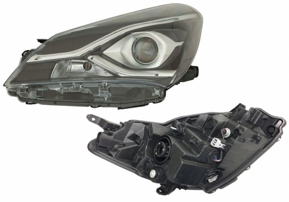 Acceder a la pieza Faro eléctrico izquierdo, LED (5 puertas)