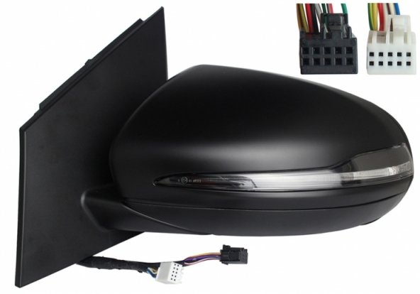 Acceder a la pieza Retrovisor eléctrico izquierdo, asférico, térmico, imprimado, abatible, con intermitente, cortesía, memoria, LED, side (8 pines, 8 pines)