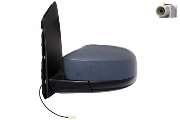 Acceder a la pieza Retrovisor manual izquierdo, asférico, imprimado, con antena