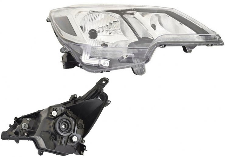 Acceder a la pieza Faro eléctrico derecho, H4