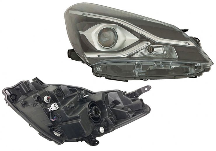 Acceder a la pieza Faro eléctrico derecho, LED (5 puertas)