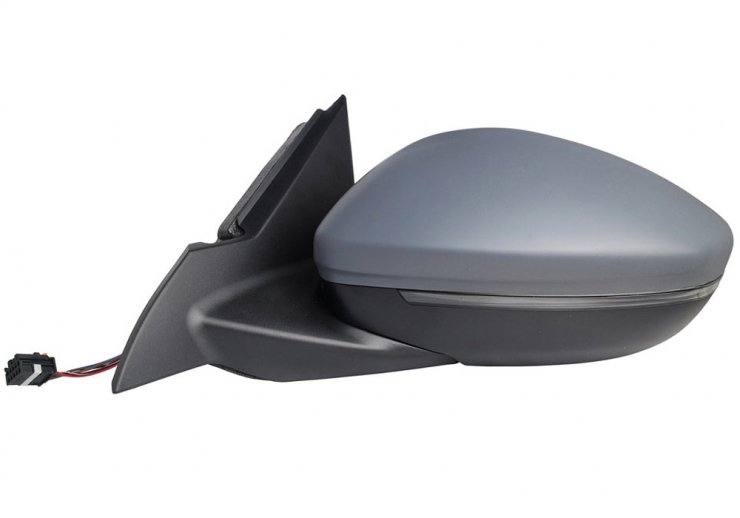 Retrovisor eléctrico izquierdo, convexo, térmico, imprimado, con intermitente (6 pines)  pour OPEL MOKKA  pour OPEL MOKKA