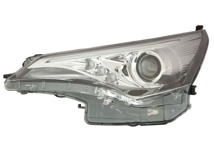 Acceder a la pieza Faro eléctrico izquierdo, negro, LED