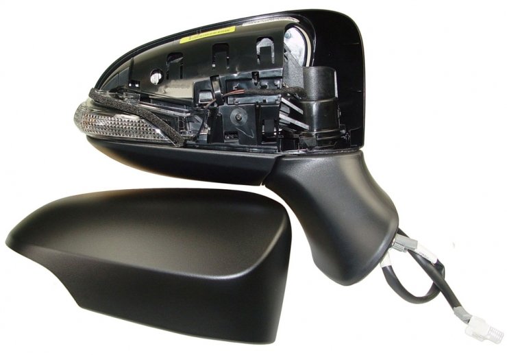 Acceder a la pieza Retrovisor eléctrico derecho, convexo, térmico, imprimado, abatible, con intermitente (9 pines)