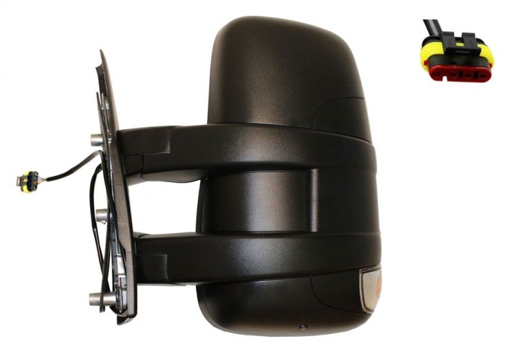 Acceder a la pieza Retrovisor manual izquierdo, convexo, con intermitente, sonda (Corto) (4 pines)